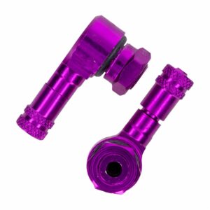 Válvula Para Moto Para Llantas Color Morado TAEKO Set X 2 Uds
