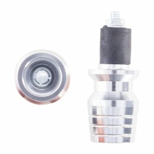 Extensión De Manubrio De Moto Color Plata TAEKO Set X 2 Uds