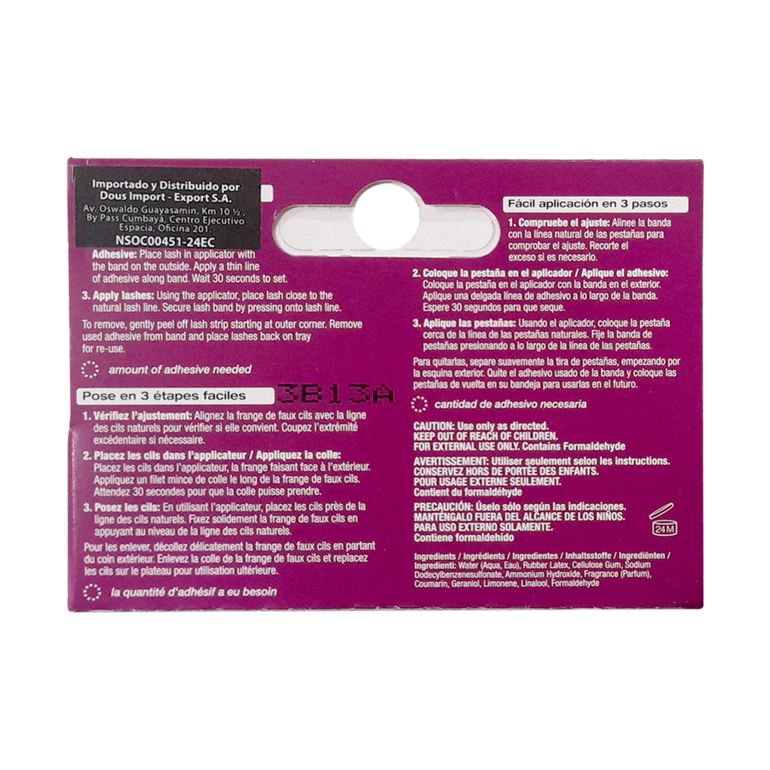 Adhesivo Para Pestañas De Banda Clear Lash Grip ARDELL 7 G