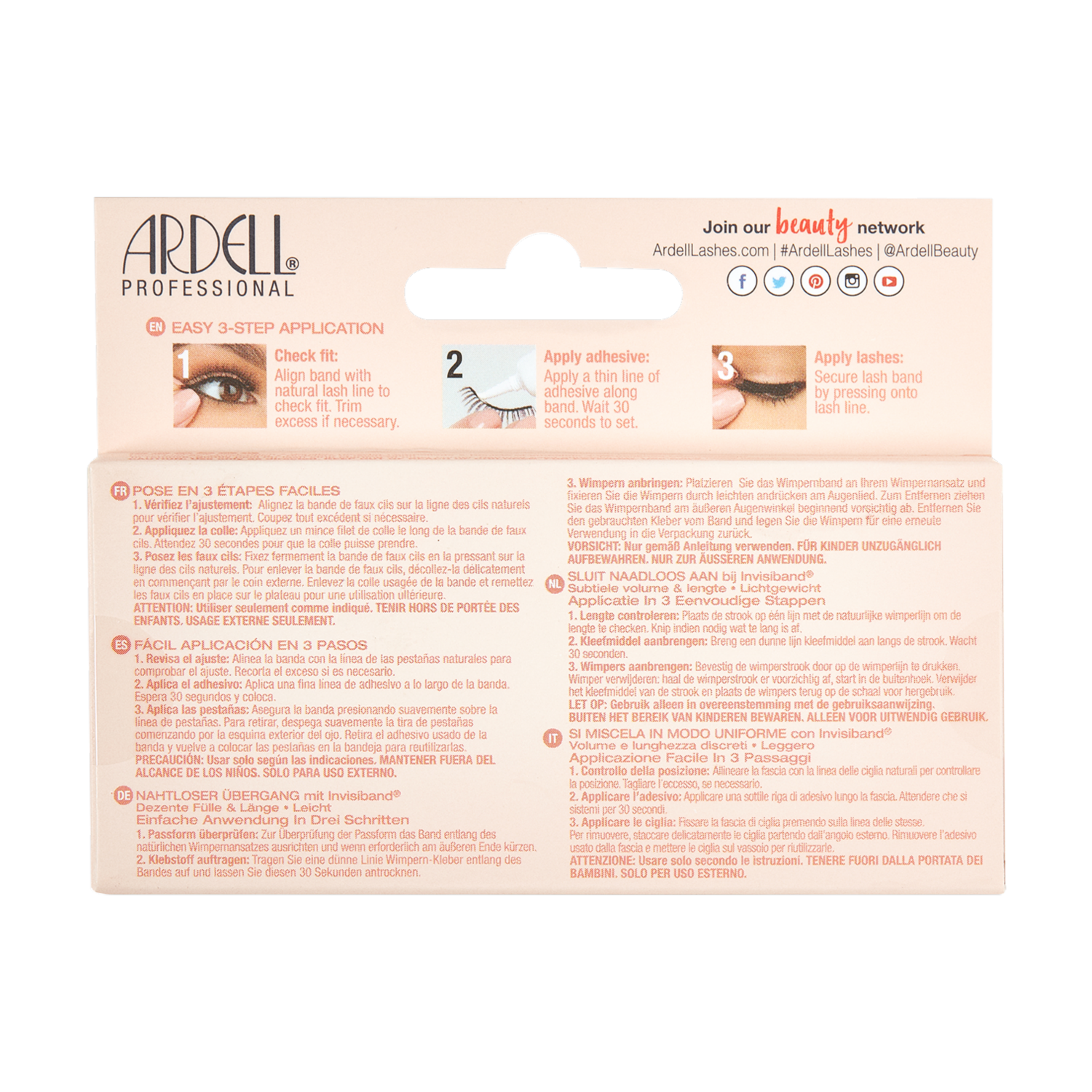 Pestañas Postizas De Banda Naked Lashes 423 ARDELL 1 Par