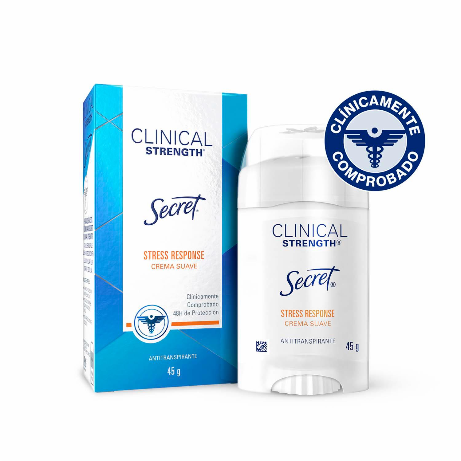 Desodorante En Crema Clinical Strength Stress Response SECRET 45 G