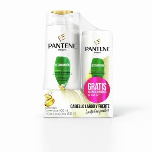 Shampoo Restauración 400 Ml Gratis Acondicionador 200 Ml PANTENE X2 Uds