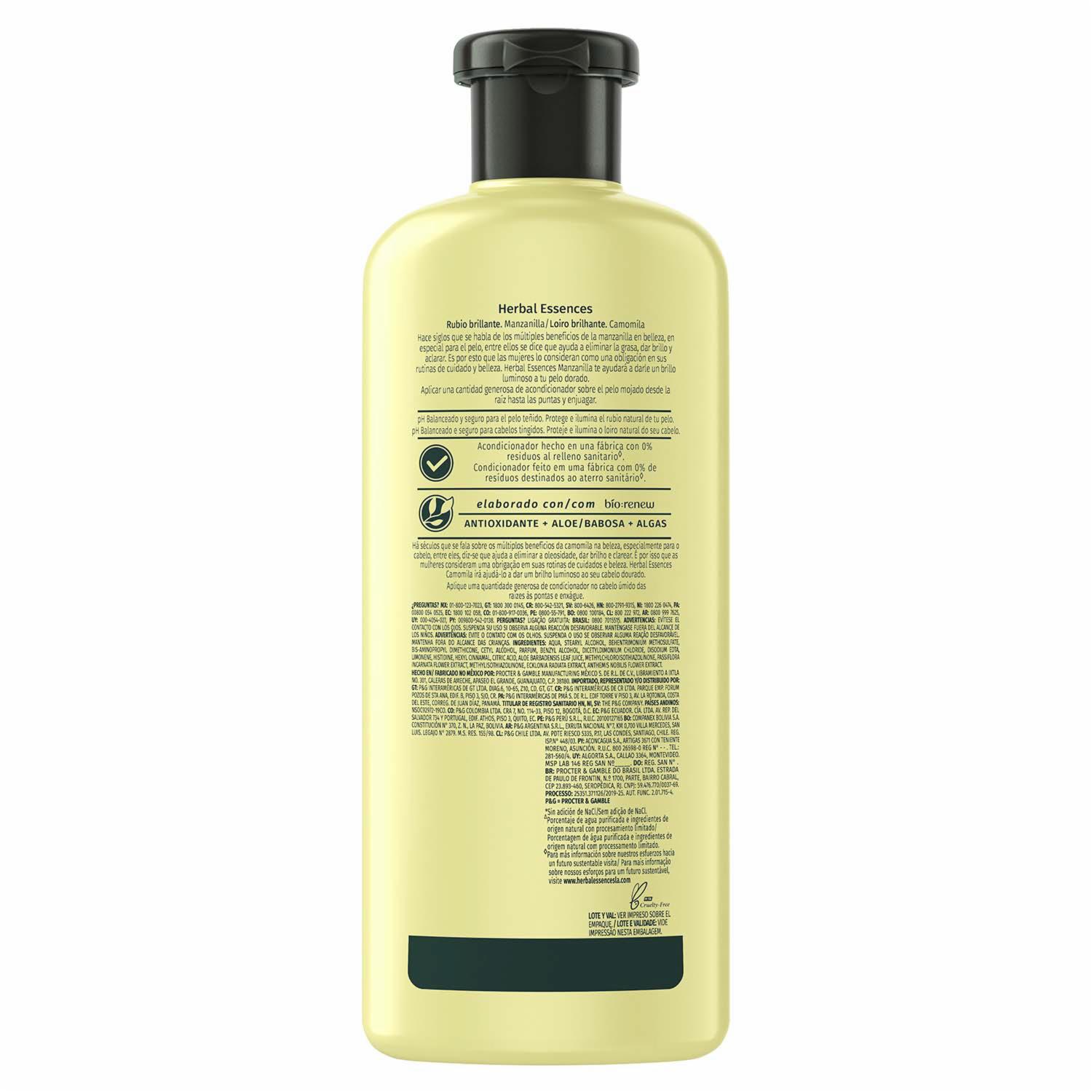 Acondicionador Bio Renew Manzanilla HERBAL ESSENCES 400 Ml - Imagen 2