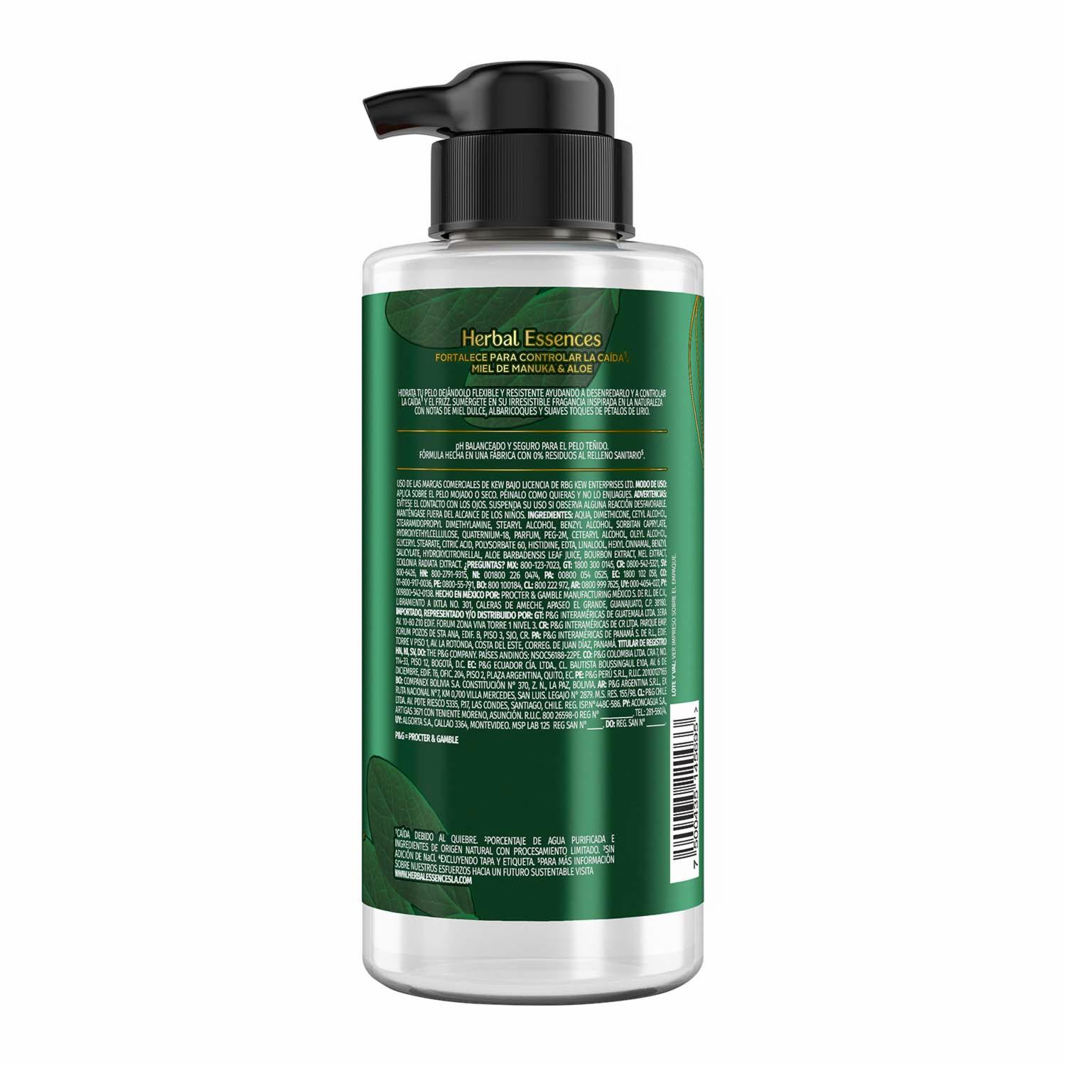 Crema De Peinar Biorenew Con Aceite De Moringa Dorada HERBAL ESSENCES 300 Ml - Imagen 2