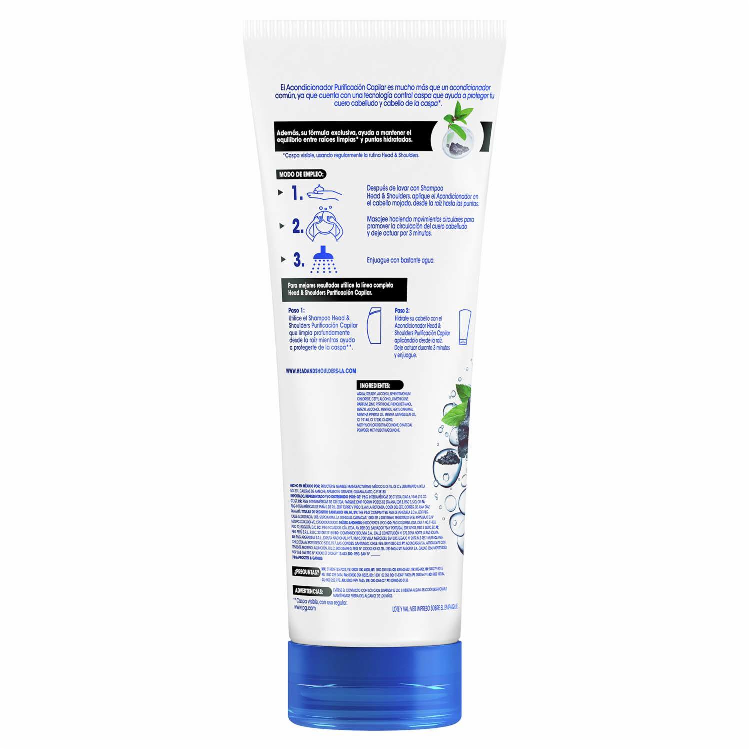 Acondicionador Charcoal HEAD & SHOULDERS 300 Ml - Imagen 2