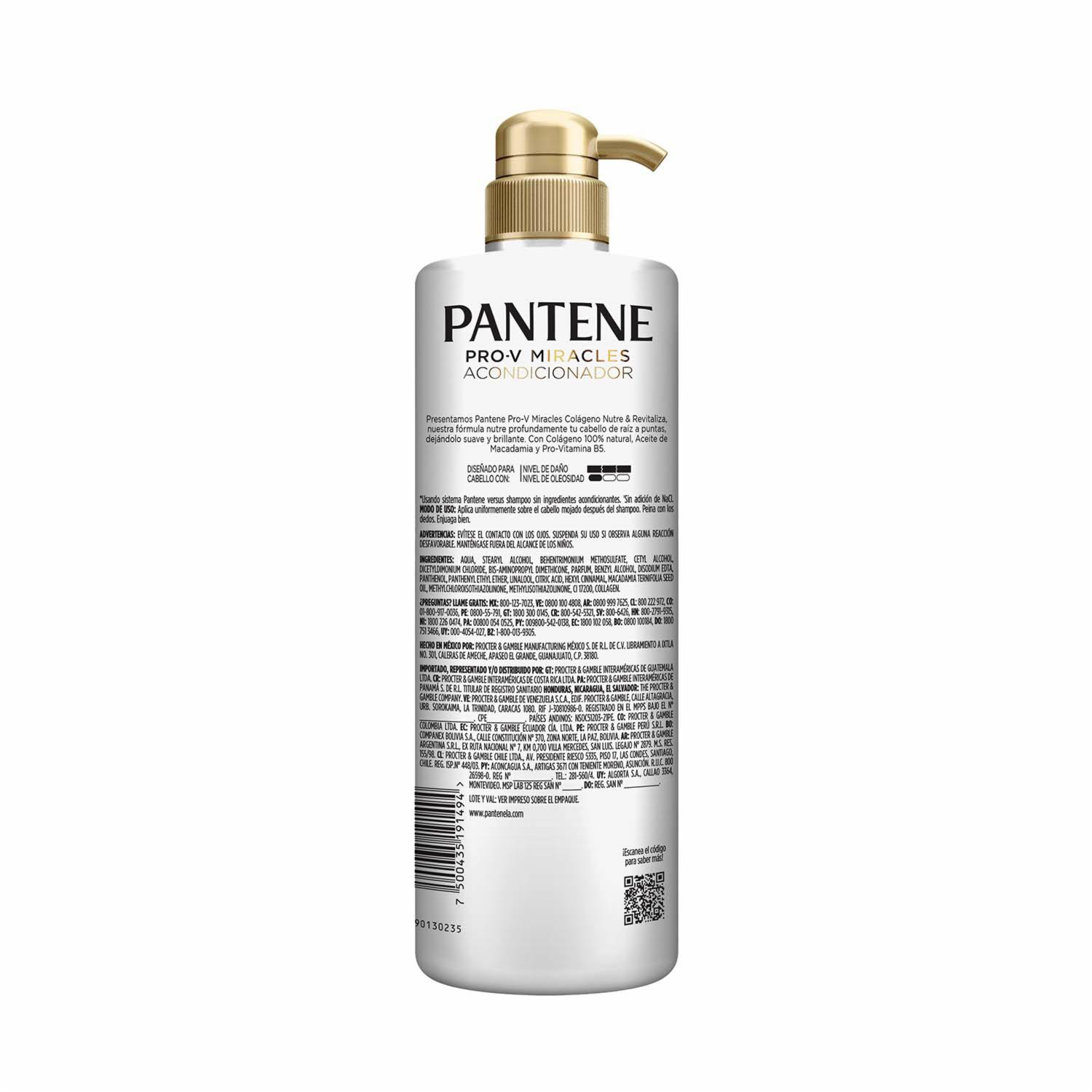 Acondicionador Con Colágeno PANTENE 510 Ml - Imagen 2