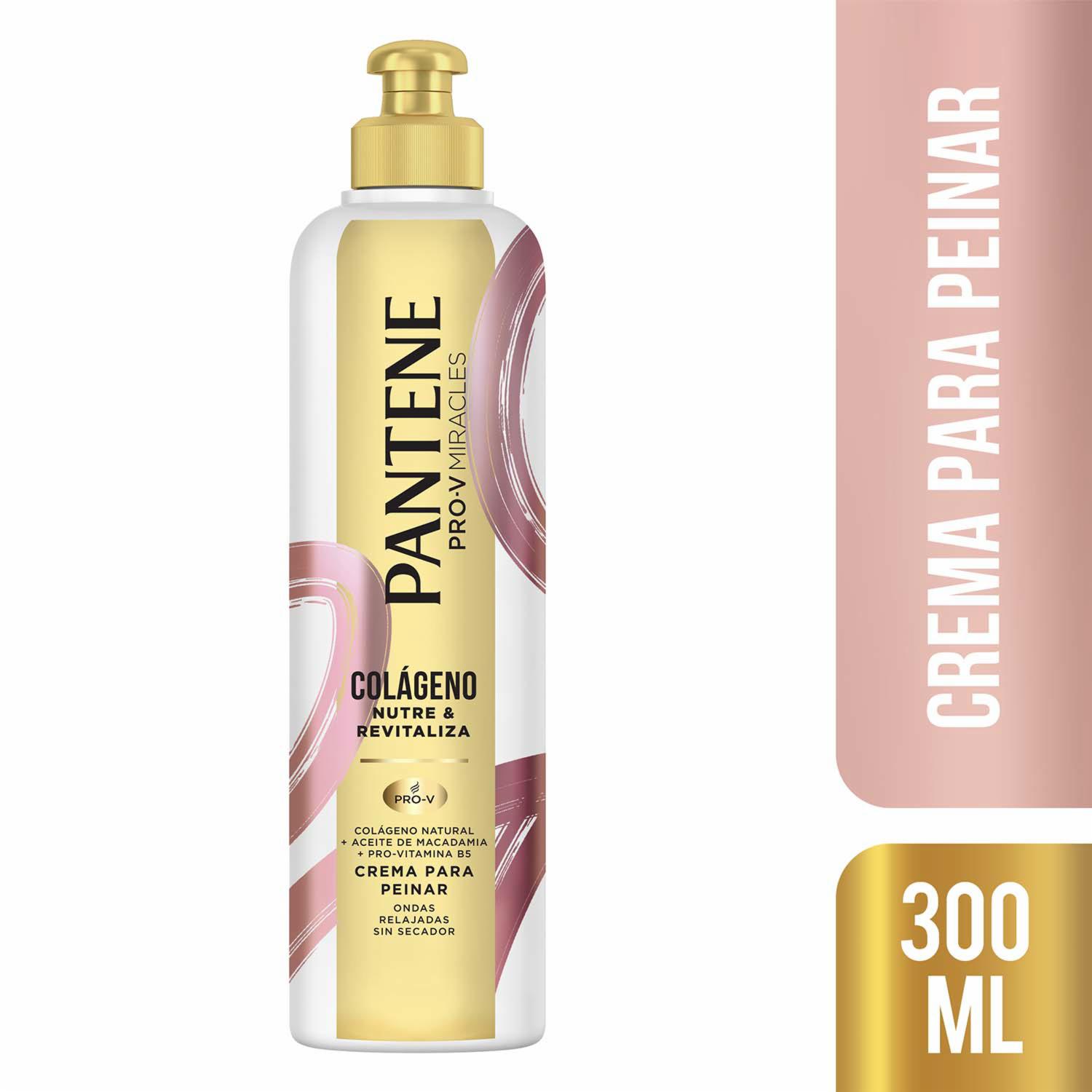 Crema Para Peinar Pro-V Miracles Colágeno Nutre & Revitaliza PANTENE 300 Ml - Imagen 3