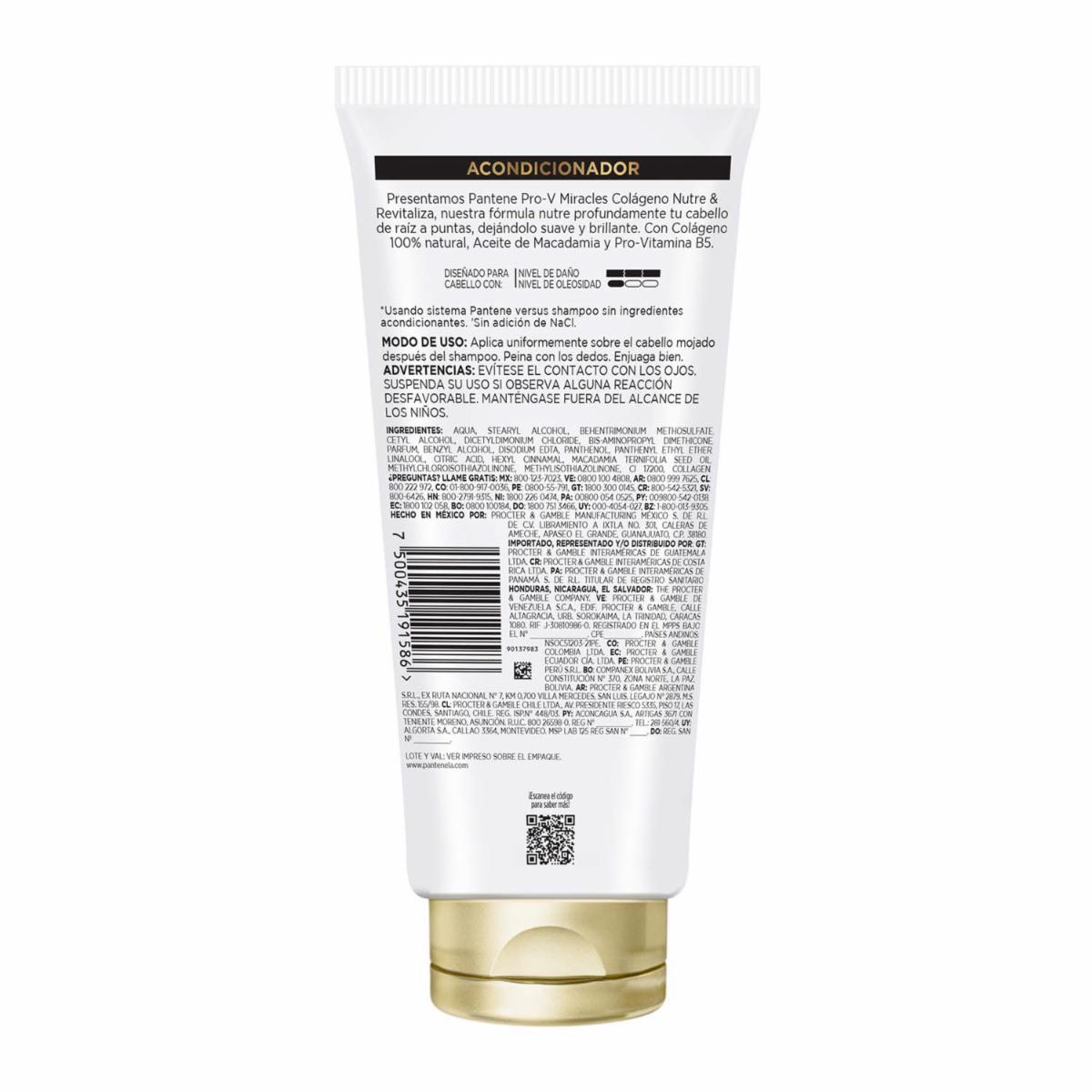 Acondicionador Con Colágeno PANTENE 250 Ml - Imagen 2