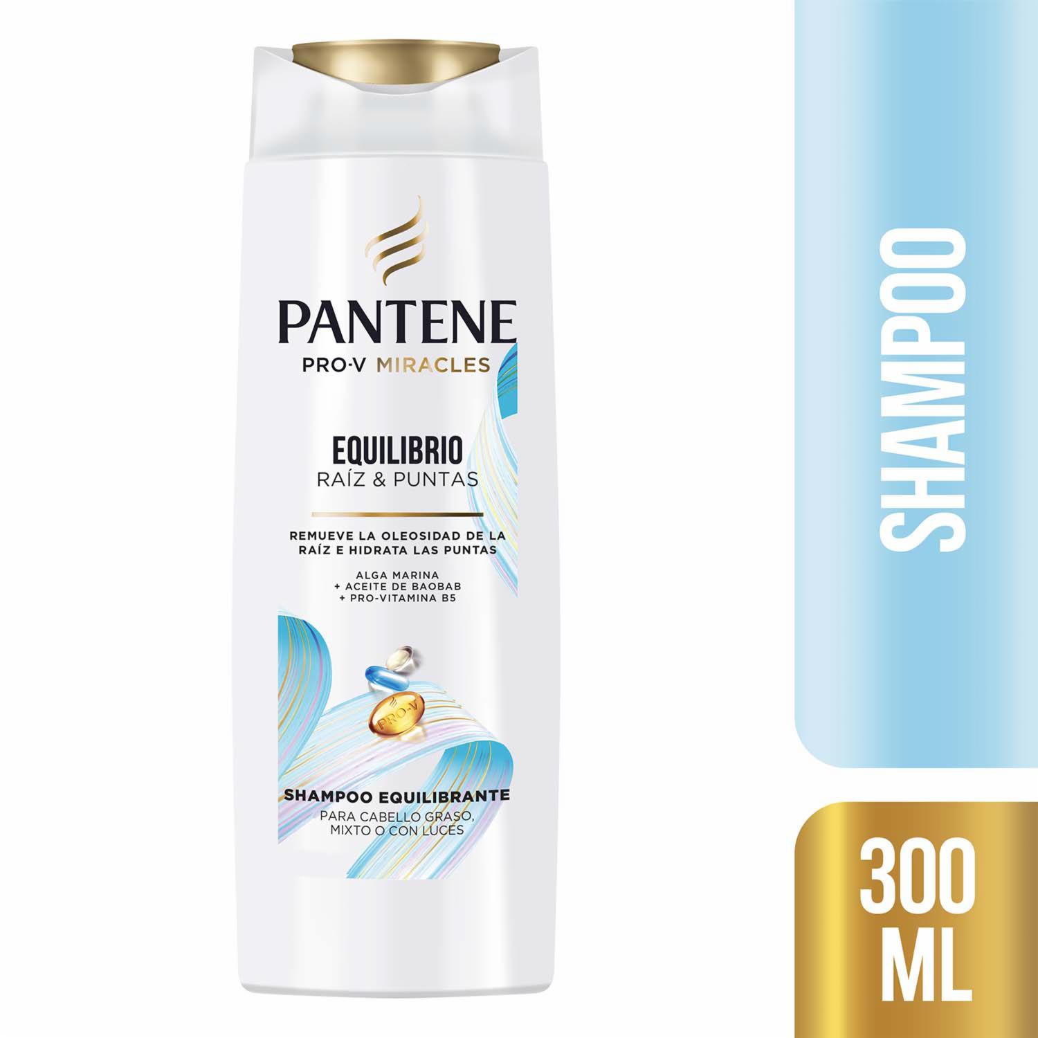 Shampoo Equilibrio Raíz y Puntas Pro-V Miracles PANTENE 300 Ml - Imagen 3