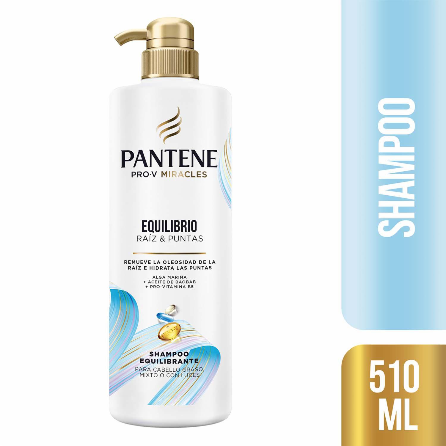 Shampoo De Cabello Equilibrio Raíz y Puntas Pro-V Miracles PANTENE 510 Ml