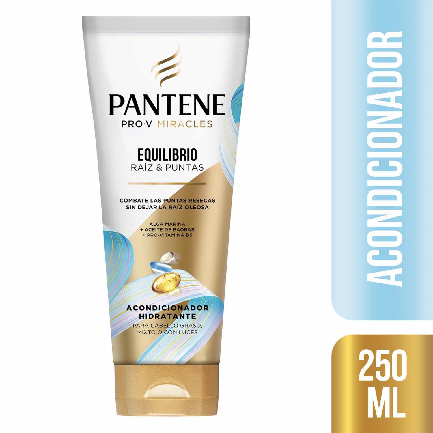 Acondicionador De Cabello Equilibrio Raíz y Puntas Pro-V Miracles PANTENE 250 Ml