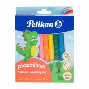 Plastilina Moldeable De Colores En Barra PELIKAN X 10 Uds