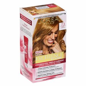Tinte Para Cabello Tono 7.3 Rubio Dorado EXCELLENCE L'ORÉAL PARIS 1 Kit