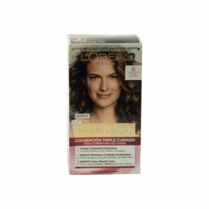Tinte Para Cabello Tono 6 Rubio Oscuro EXCELLENCE L'ORÉAL PARIS 1 Kit