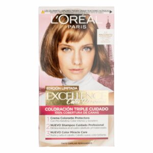 Tinte Para Cabello Tono 5.3 Castaño Claro Dorado EXCELLENCE L'ORÉAL PARIS 1 Kit