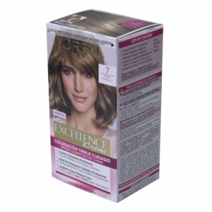 Tinte Para Cabello Tono 7 Rubio Vainilla EXCELLENCE L'ORÉAL PARIS 1 Kit