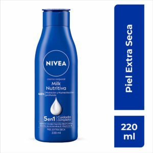 Crema Corporal Milk Nutritiva Piel Extra Seca NIVEA 220 Ml