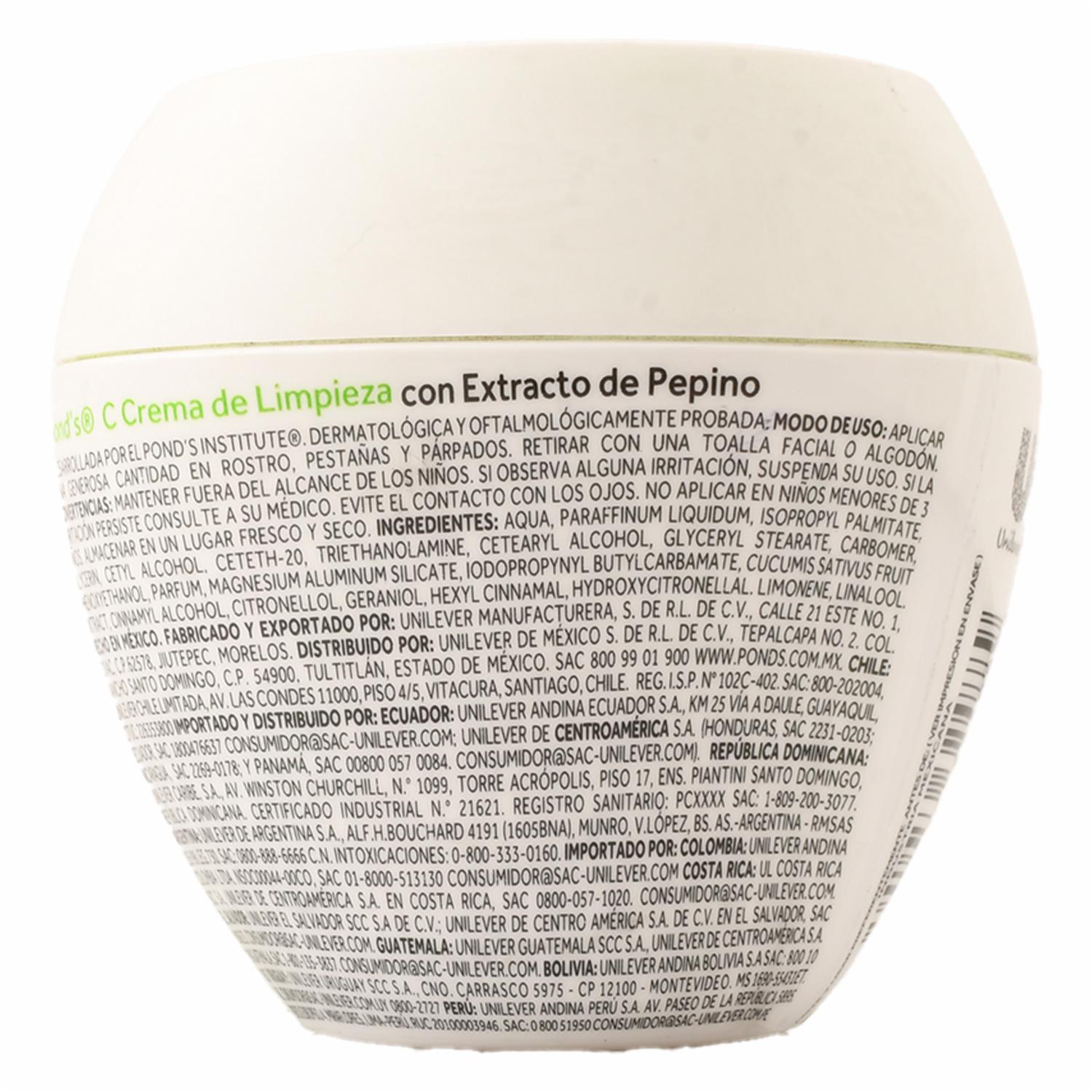 Crema Facial Hidratante C POND’S 100 G