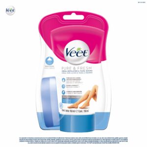 Crema Depiladora Corporal Para Ducha Piel Sensible Pure Y Fresh VEET 150 Ml