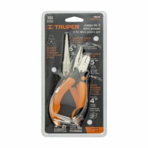 Juego De 3 Piezas Con Minipinzas Confort Grip TRUPER Unidad