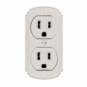 Tomacorriente Doble Polar 125V15 Avoltec PRETUL Unidad