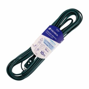Extencion Electrica Color Verde 3 Tomas VOLTECK 10 Metros