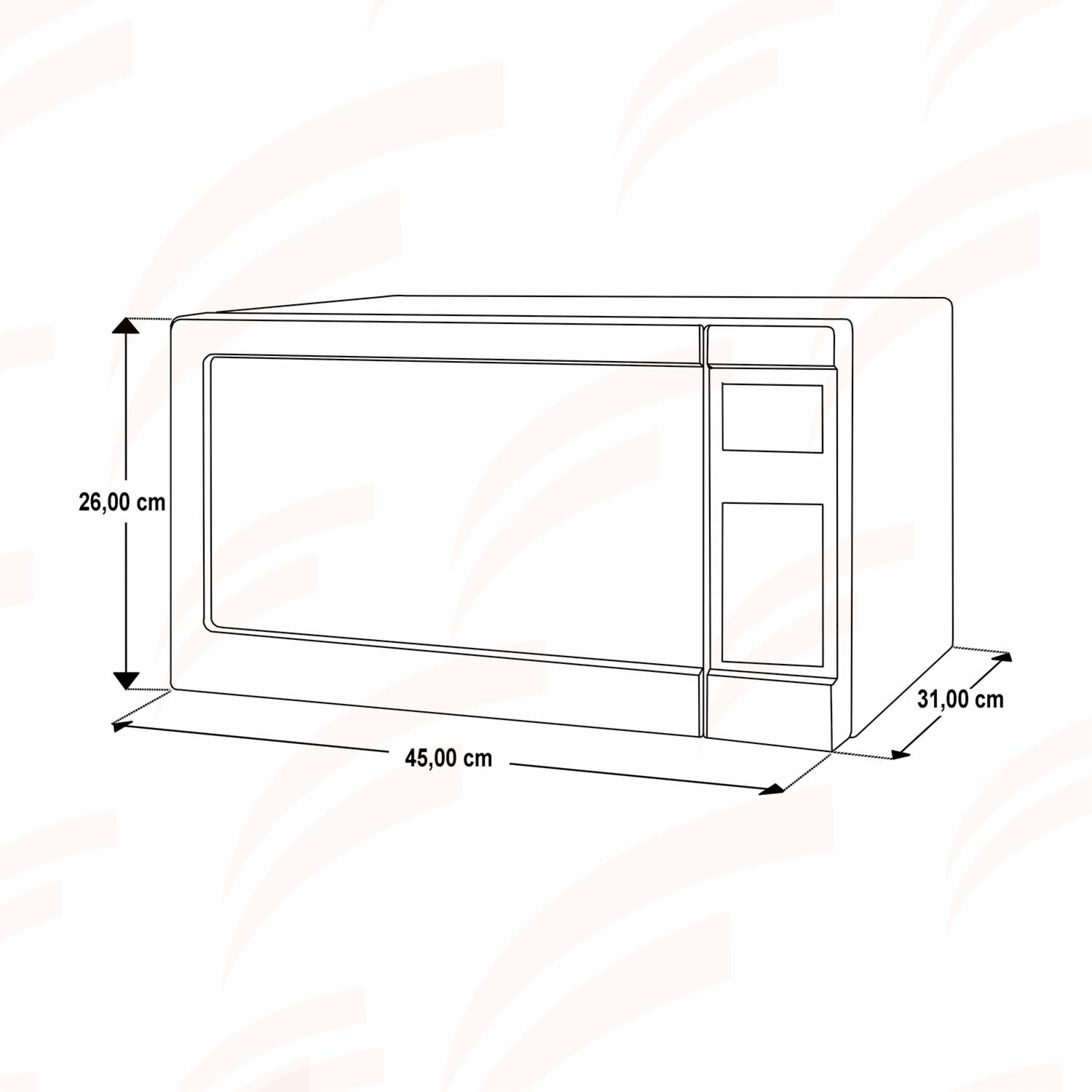 Microondas 5 Niveles De Potencia WM1807B WHIRLPOOL 20 Litros