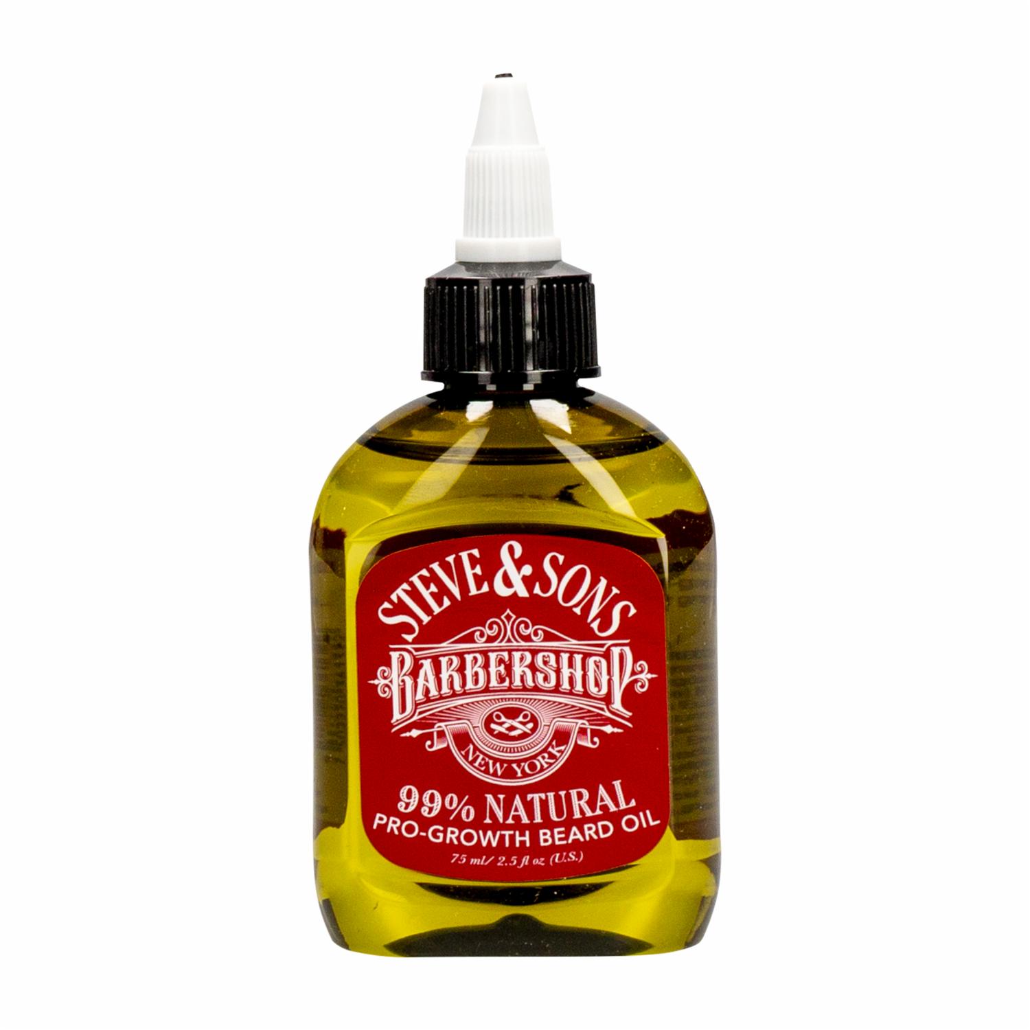 Aceite Para Barba Pro-Crecimiento 99% Natural STEVE & SONS 75 Ml