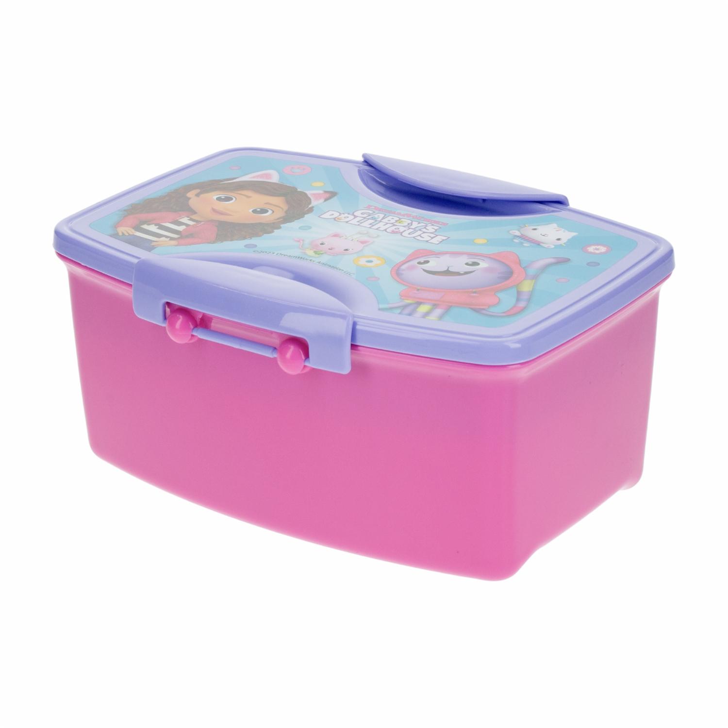 Recipiente Sanduchero Con Cubiertos Diseño Gaby´s Dollhouse FUN KIDS 21X8 Cm - Imagen 2