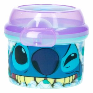 Recipiente Redondo Stitch FUN KIDS 23 Cm X 23 Cm