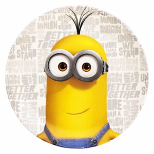 Plato Bambú Minioms Varios Diseños FUN KIDS 23 Cm