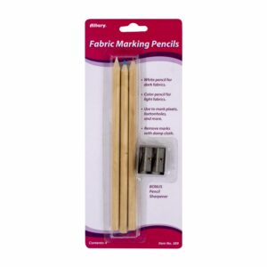 Lápices Para Tela + Sacapuntas ALLARY 4 Piezas