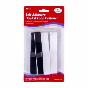 Velcros Blancos Y Negros Para Costura ALLARY X 4 Uds