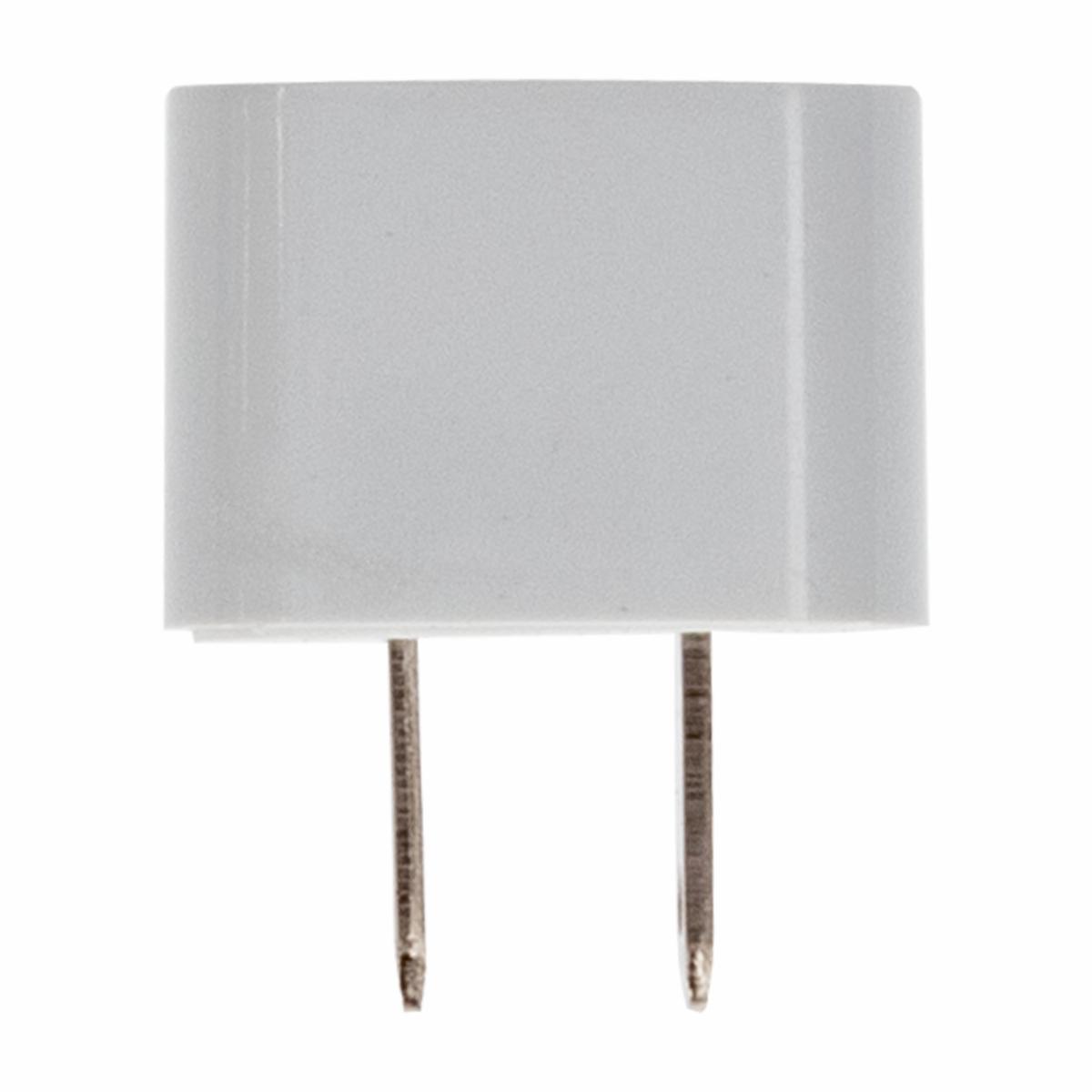 Adaptador De Corriente Blanco De Redondo A Plano VOLTECK Unidad