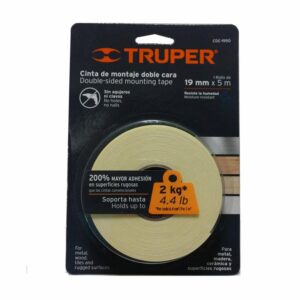 Cinta Doble Faz Espuma Bl 5Metros x19Mm TRUPER Unidad