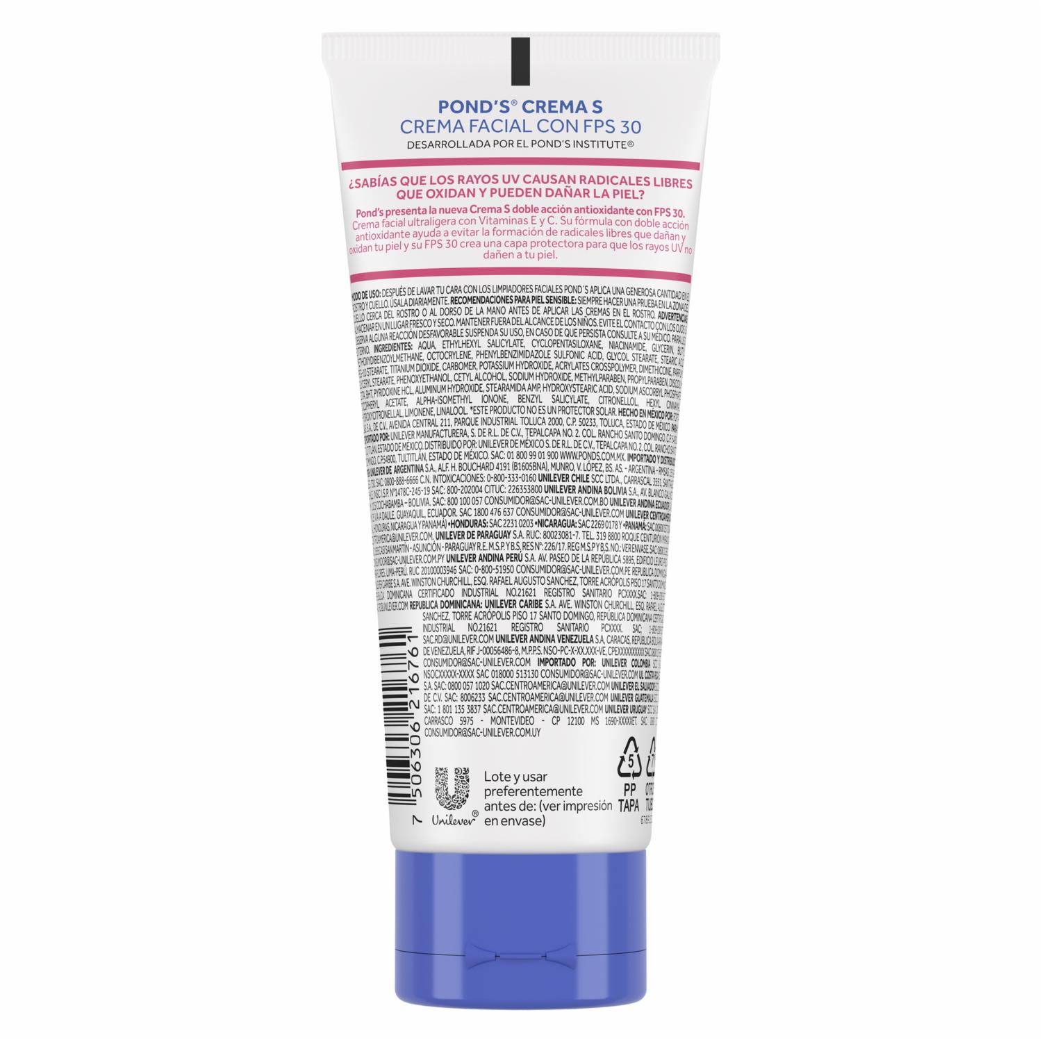 Crema Facial Humectante POND’S 100 G