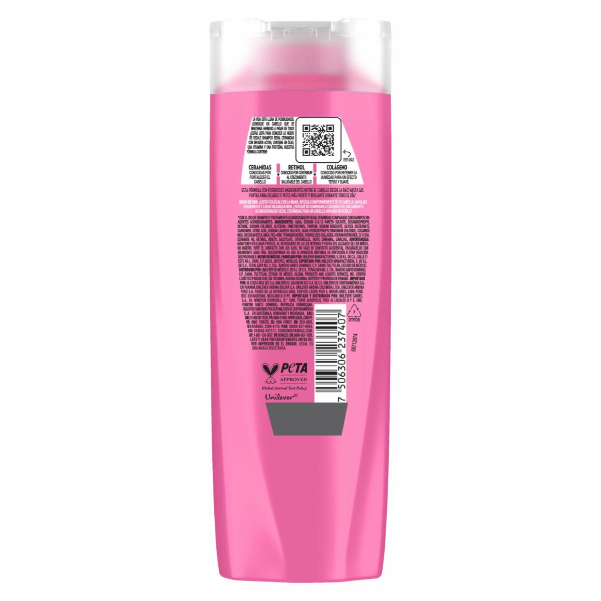 Shampoo De Cabello Con Ceramidas SEDAL 190 Ml