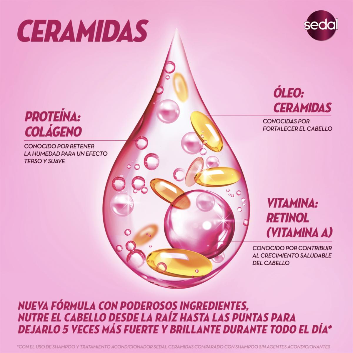 Shampoo De Cabello Con Ceramidas SEDAL 190 Ml
