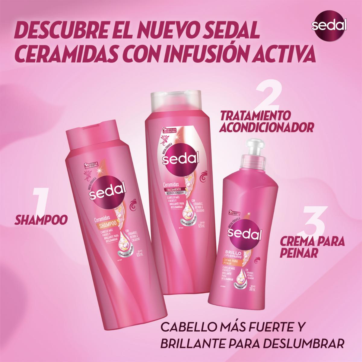 Shampoo De Cabello Con Ceramidas SEDAL 190 Ml