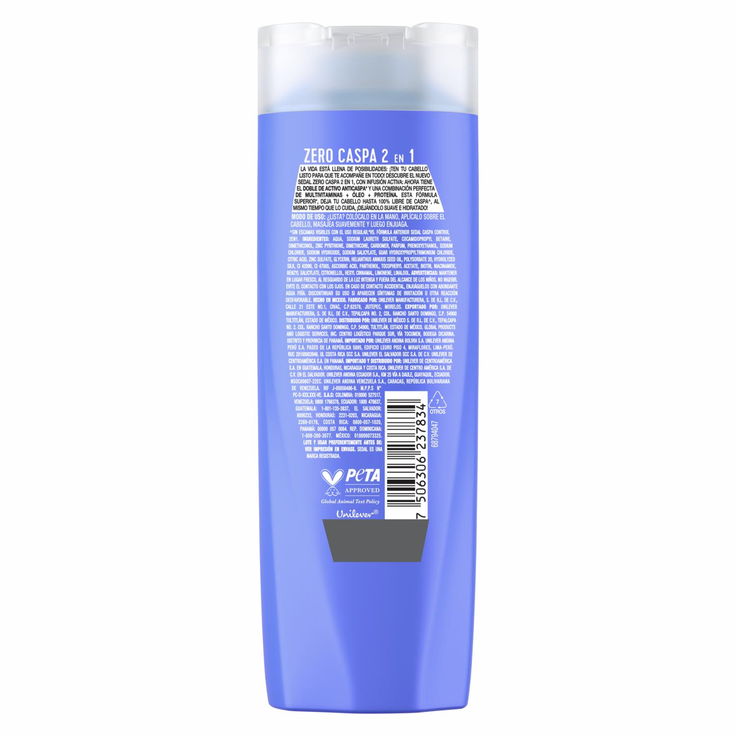 Shampoo Caspa Control SEDAL 190 Ml - Imagen 2
