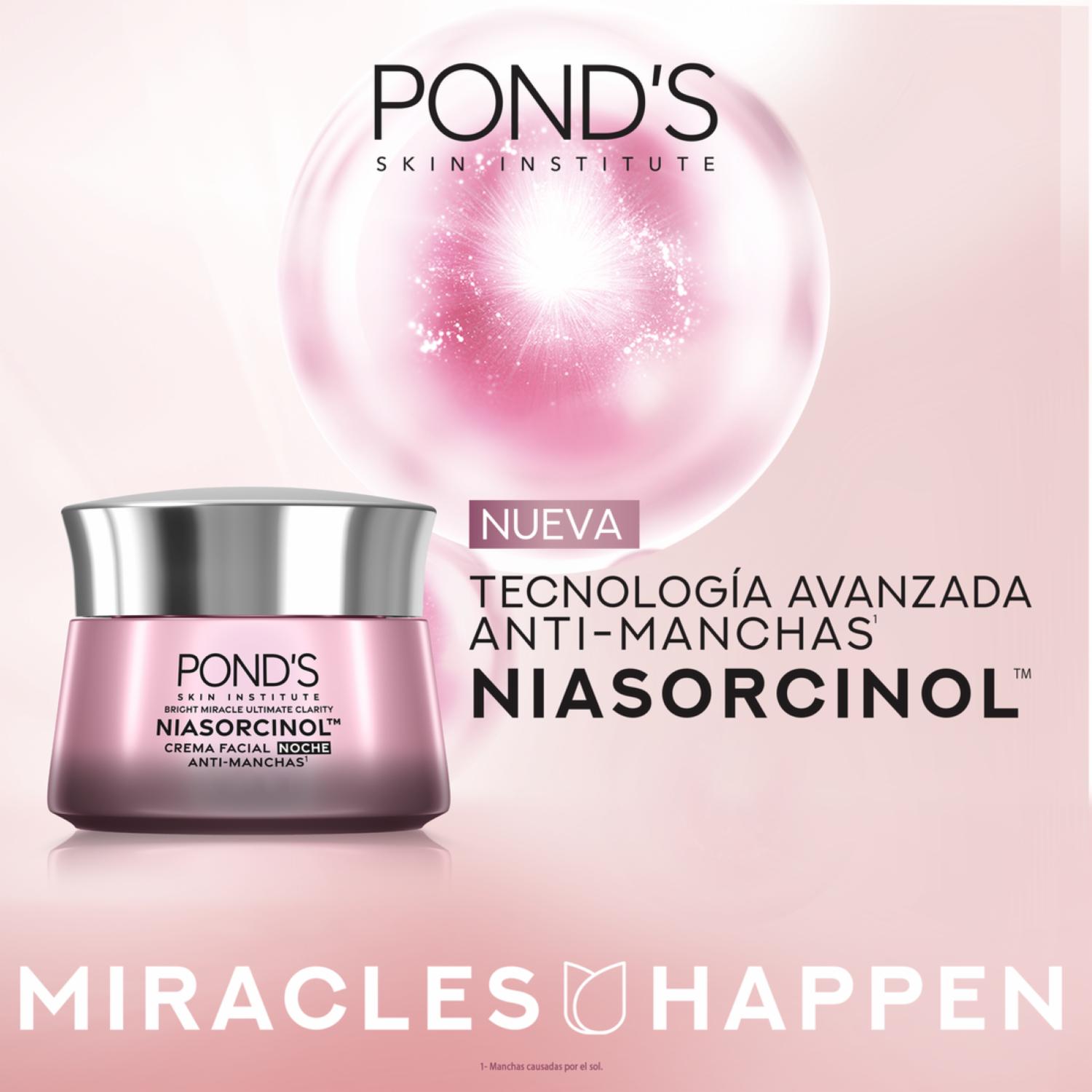 Crema Facial De Noche Bright Miracle Niasorcinol Anti-Manchas POND’S 50 G