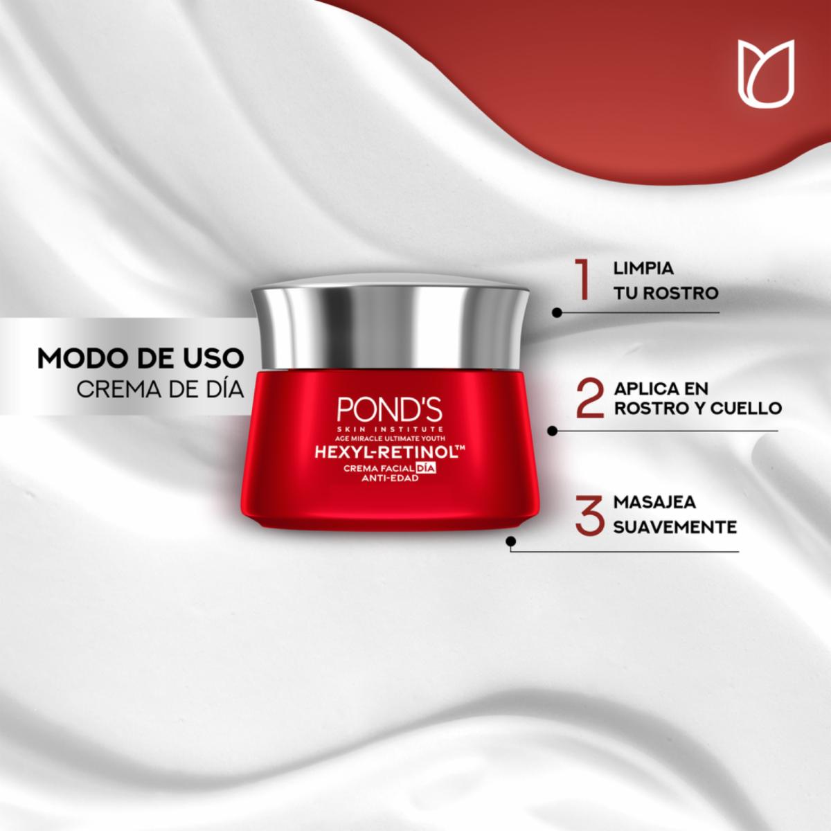 Crema Facial De Día Age Miracle Factor De Protección Solar 30 POND’S 50 G