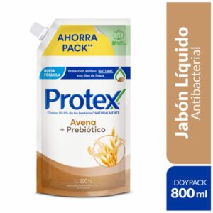 Jabón Líquido Antibacterial De Avena PROTEX 800 Ml