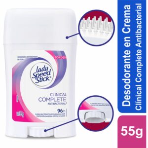Desodorante En Crema Para Mujer Clínical Complete Powder LADY SPEED STICK 55 G