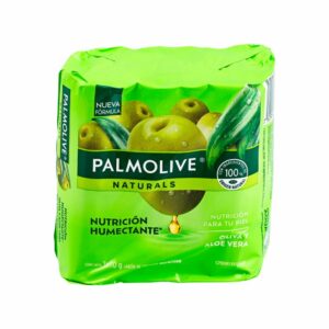 Jabón En Barra Naturals Oliva y Aloe Vera PALMOLIVE 3 X 110 G