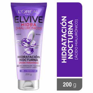 Mascarilla Capilar Hidra Hialurónico Hidratación Nocturna ELVIVE L'ORÉAL 200 G