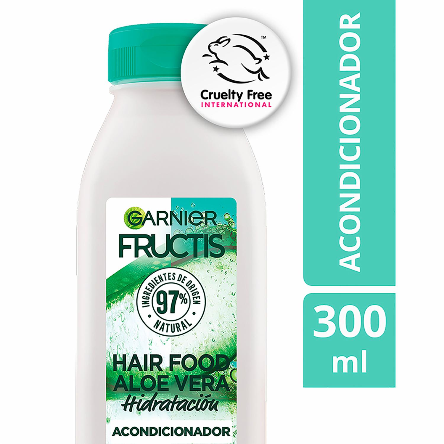 Acondicionador Capilar Hair Food Aloe Vera Hidratación GARNIER FRUCTIS 300  Ml - Megamaxi, image size:1500x1500