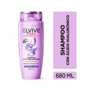 Shampoo Capilar Hidra Hialurónico Rellenador Para Cabello Deshidratado ELVIVE L'ORÉAL 680 Ml