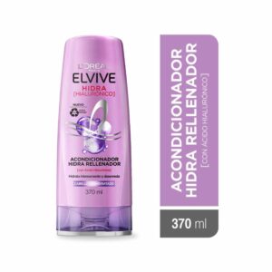 Acondicionador Capilar Hidra Hialurónico Rellenador Para Cabello Deshidratado ELVIVE L'ORÉAL 370 Ml