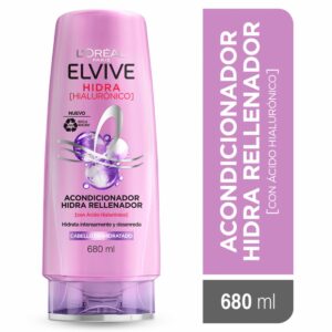 Acondicionador Capilar Hidra Hialurónico Rellenador Para Cabello Deshidratado ELVIVE L'ORÉAL 680 Ml